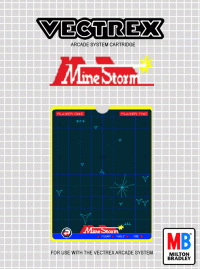 Mine Storm Vectrex  box art